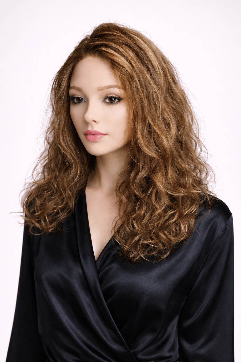 Bespoke by PUSH Hair | Wavy Human Hair Wig 16-24" in color Belle - Front