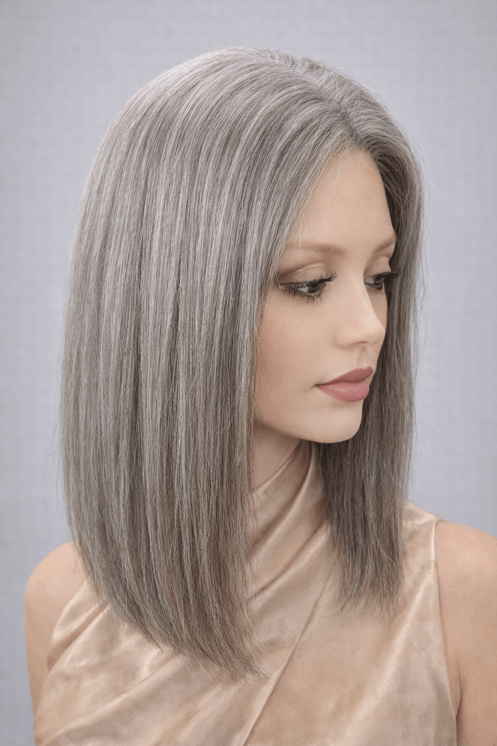 Sage | A medium to light grey blend, featuring subtle hints of light brown throughout, creating a soft and neutral color with a touch of warmth.