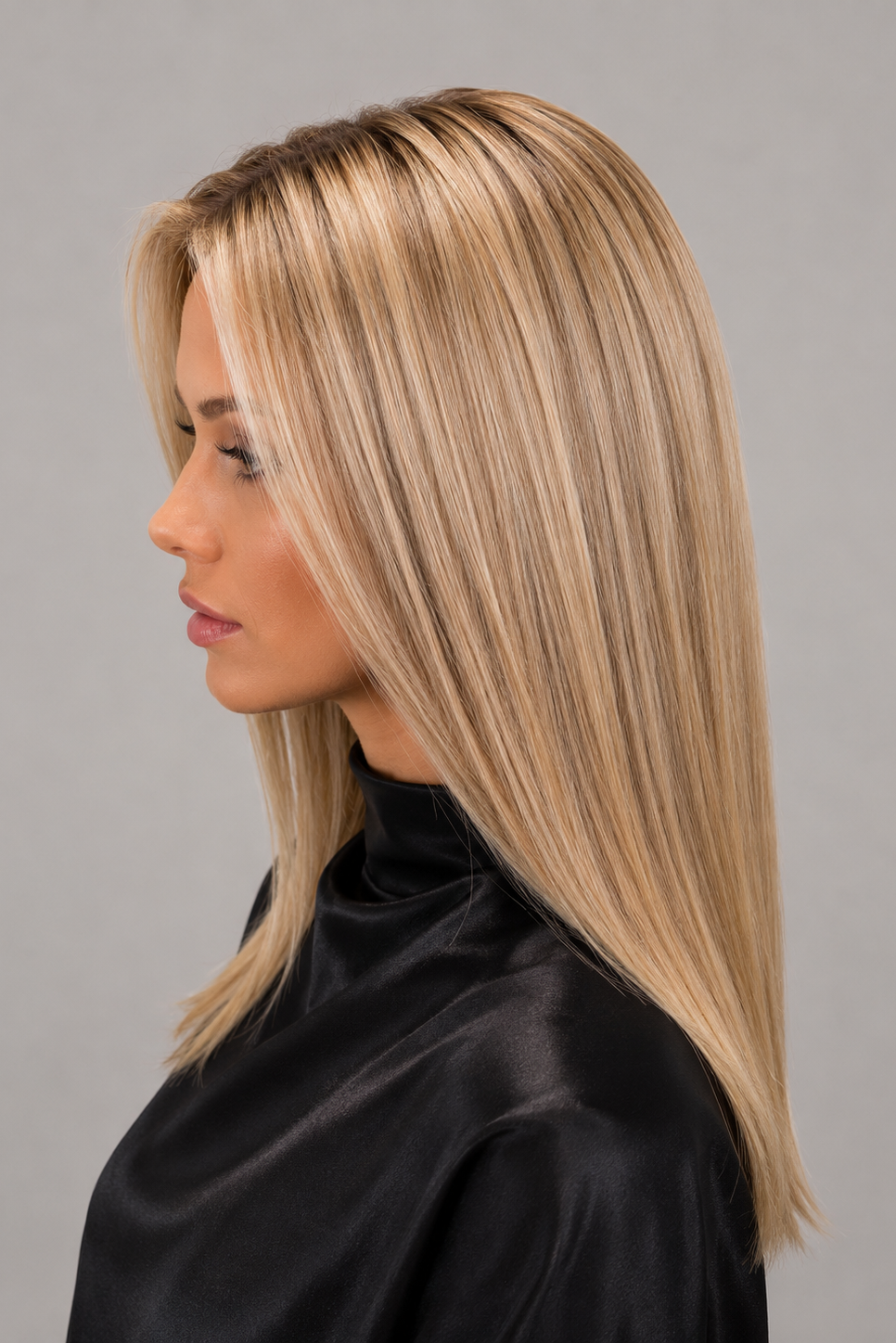 Bespoke Human Hair Wig by PUSH in color S12.88.200T | Left side view