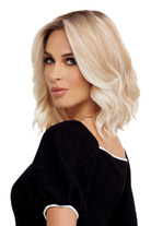 BFF by TressAllure shoulder-length blonde wavy synthetic lace front wig with a natural mono top.