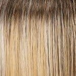 12FS8 | Shaded Praline | Med Natural Gold Blonde, Lt Gold Blonde, Pale Natural Blonde Blend, Shaded w/ Dk Brown