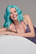 Blue Babe | HF Synthetic Lace Front Wig | Mono Part - Wig Studio 1