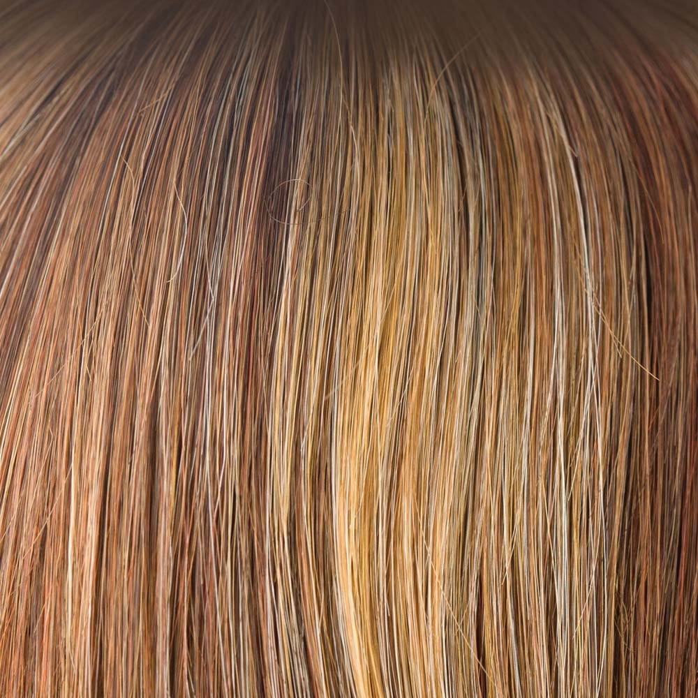 Copper Glaze R | Rooted Dark Bronzed Brown with Red Gold highlight