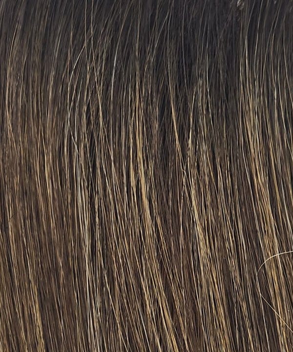 CKISSRT4  | Golden Brown with Copper Blonde Highlights & Dark Brown Roots