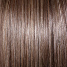 Cappuccino Latte-R | 6/240+8 | Cappuccino Latte Root is a rich blend of espresso-brown roots transitioning into a warm latte hue with beige and caramel undertones. Golden cream and mocha highlights add dimension for a sunlit, sophisticated look.