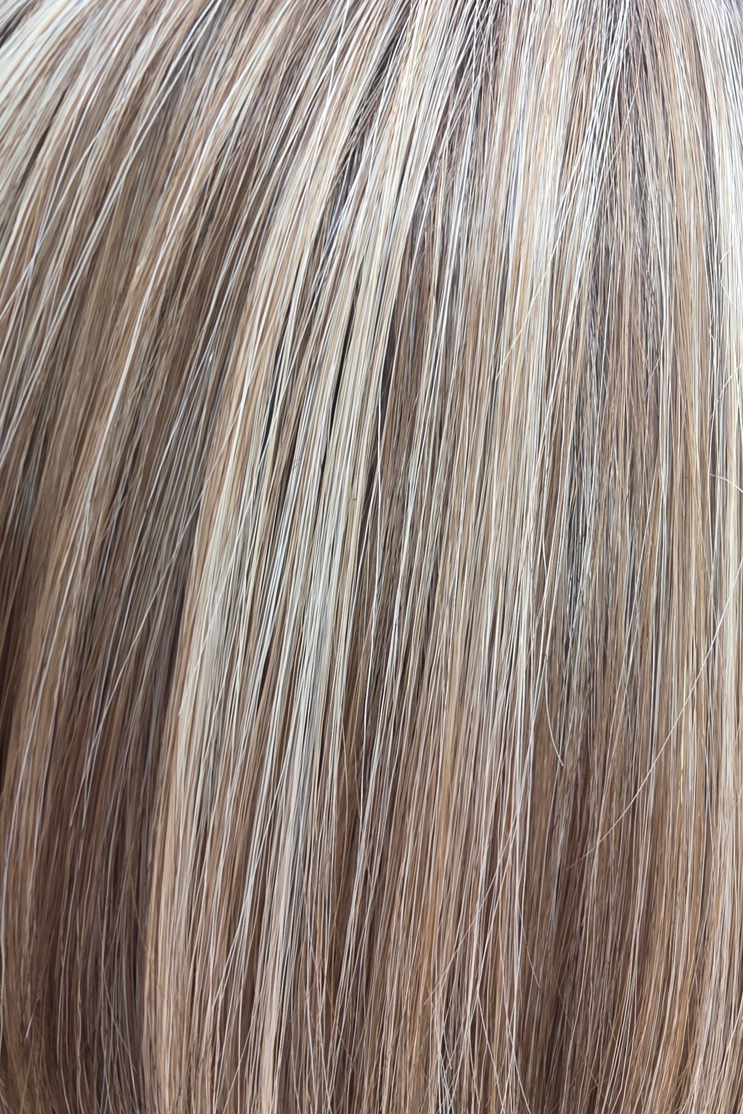 Cashmere Blonde Rooted | A dimensional cool beige blonde with soft champagne highlights and natural taupe depth, offering a refined, high-end salon finish with fine, evenly blended highlights
