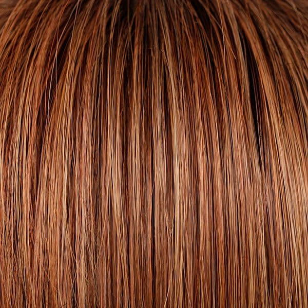 33/32/R4 | Dark auburn blend rooted dark brown