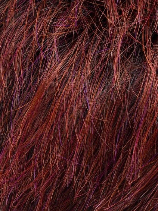 HOT FLAME ROOTED 33.130.4 | Dark Auburn, Deep Copper Brown, and Darkest Brown Blend with Shaded Roots