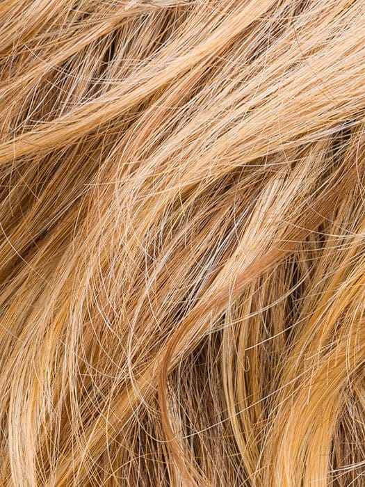 TOFFEE BLONDE ROOTED 27.31.20 | Dark Strawberry Blonde with Light Reddish Auburn and Light Strawberry Blonde Blend with Shaded Roots