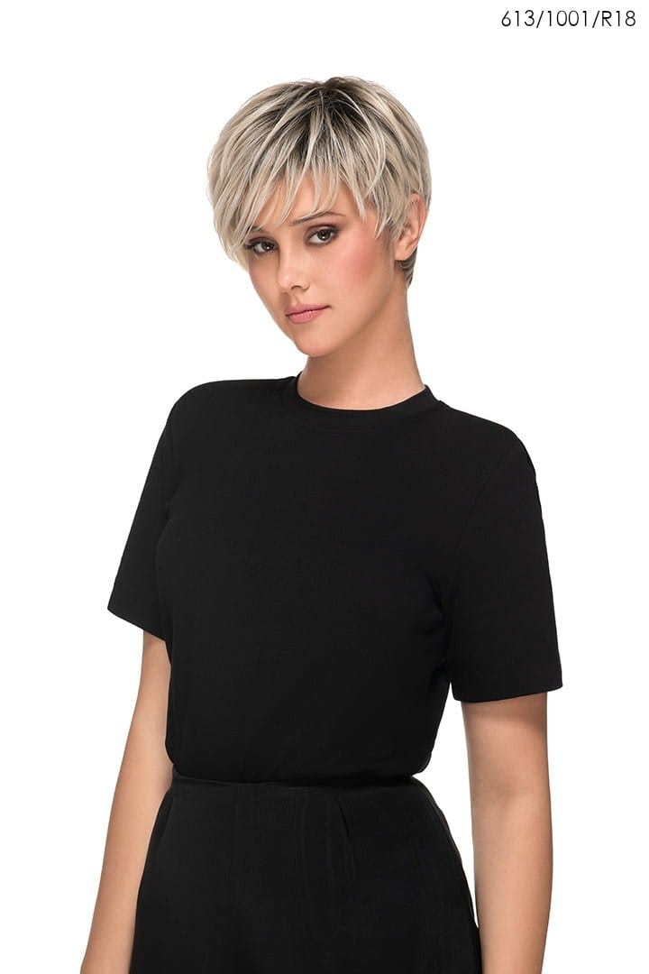 Black short shag pixie wig Black Shaggy Pixie Cut Wig: Layered Synthetic Hair With  main image 4