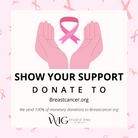 show your support and donate to breastcancer.org