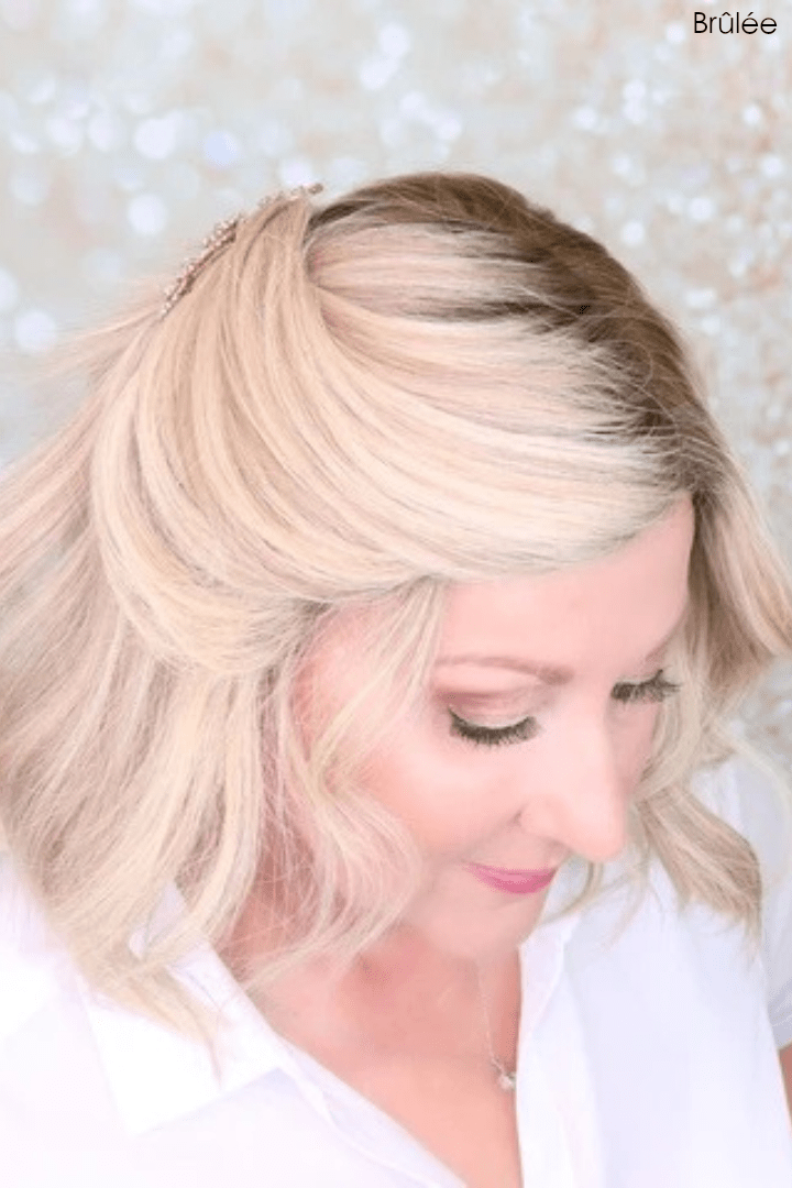 Eileen 12" Remy Human Hair Lace Front Wig by PUSH | Hand Tied - Wig Studio 1