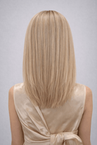 Brûlée | Natural ash blonde with highlights of golden blonde with a medium to dark ash brown root, creating a multi-dimensional and natural color that blends cool and warm tones.