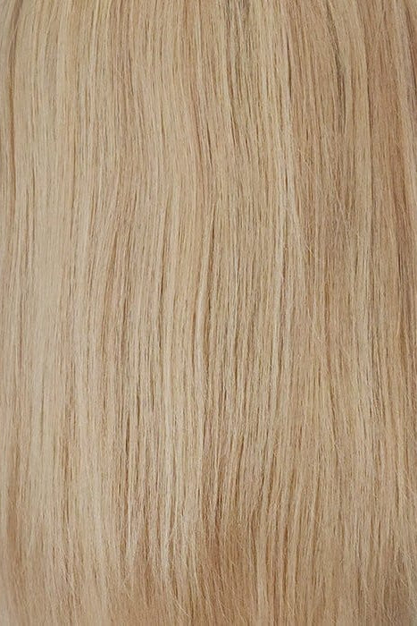 Brûlée | Natural ash blonde with highlights of golden blonde with a medium to dark ash brown root, creating a multi-dimensional and natural color that blends cool and warm tones.