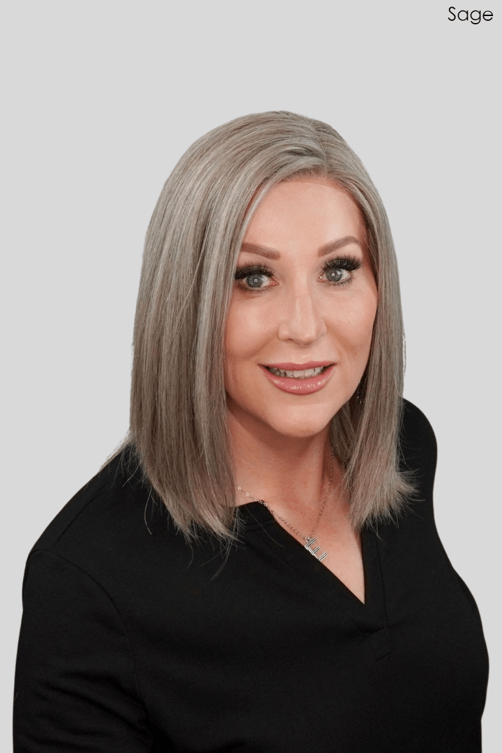 Eileen 14" | Remy Human Hair Lace Front Wig by PUSH | Hand Tied - Wig Studio 1