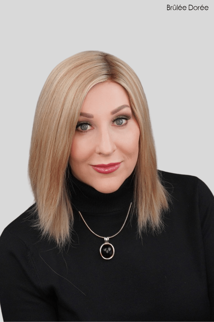 Eileen 14" | Remy Human Hair Lace Front Wig by PUSH | Hand Tied - Wig Studio 1