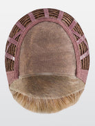 Elle Mono wig cap construction featuring a monofilament top, lace front, and open-wefted back for breathable comfort.