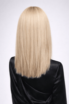 Brûlée | Natural ash blonde with highlights of golden blonde with a medium to dark ash brown root, creating a multi-dimensional and natural color that blends cool and warm tones.