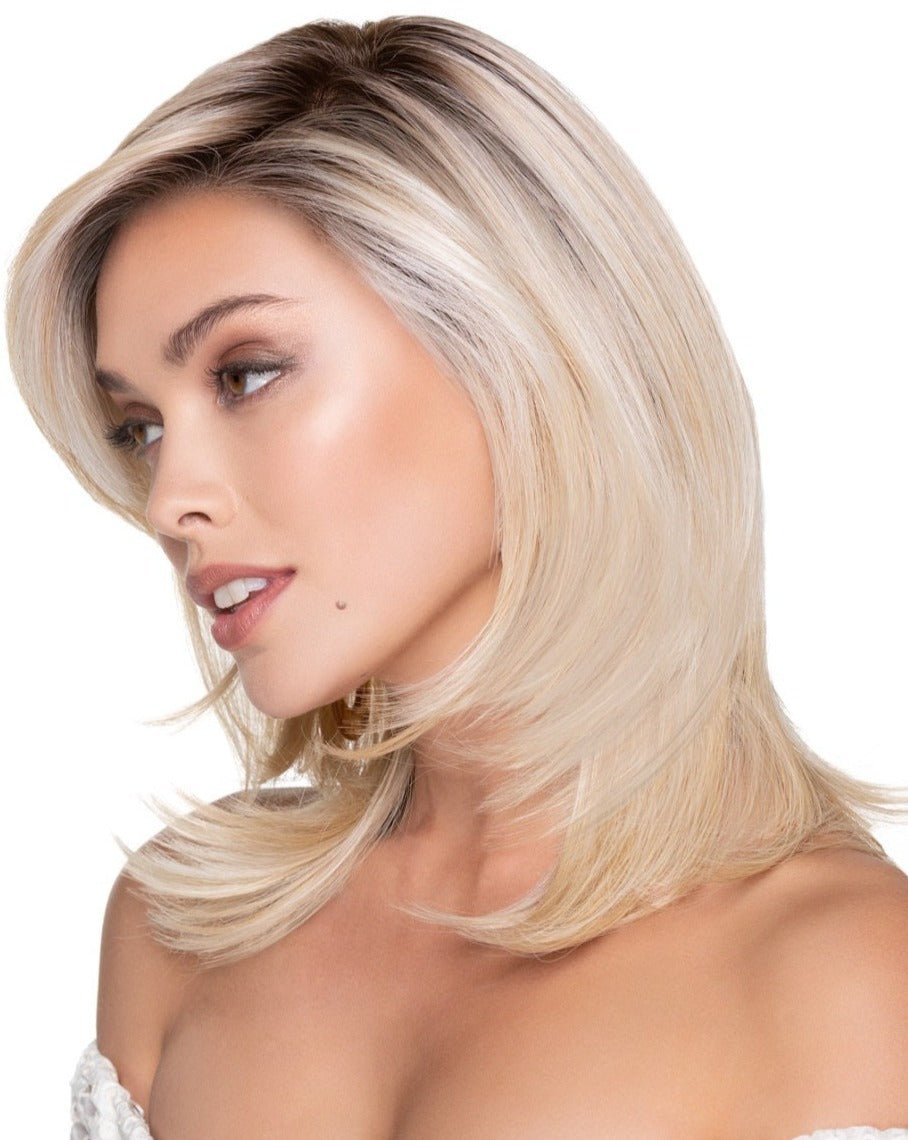 Feathered Bob | HF Synthetic Lace Front Wig | Mono Top - Wig Studio 1