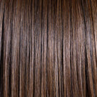 French Roast Brown-R | 4/12/27+4 | A rich, multidimensional brunette shade featuring a dark brown base interwoven with warm bronze or subtle red undertones.