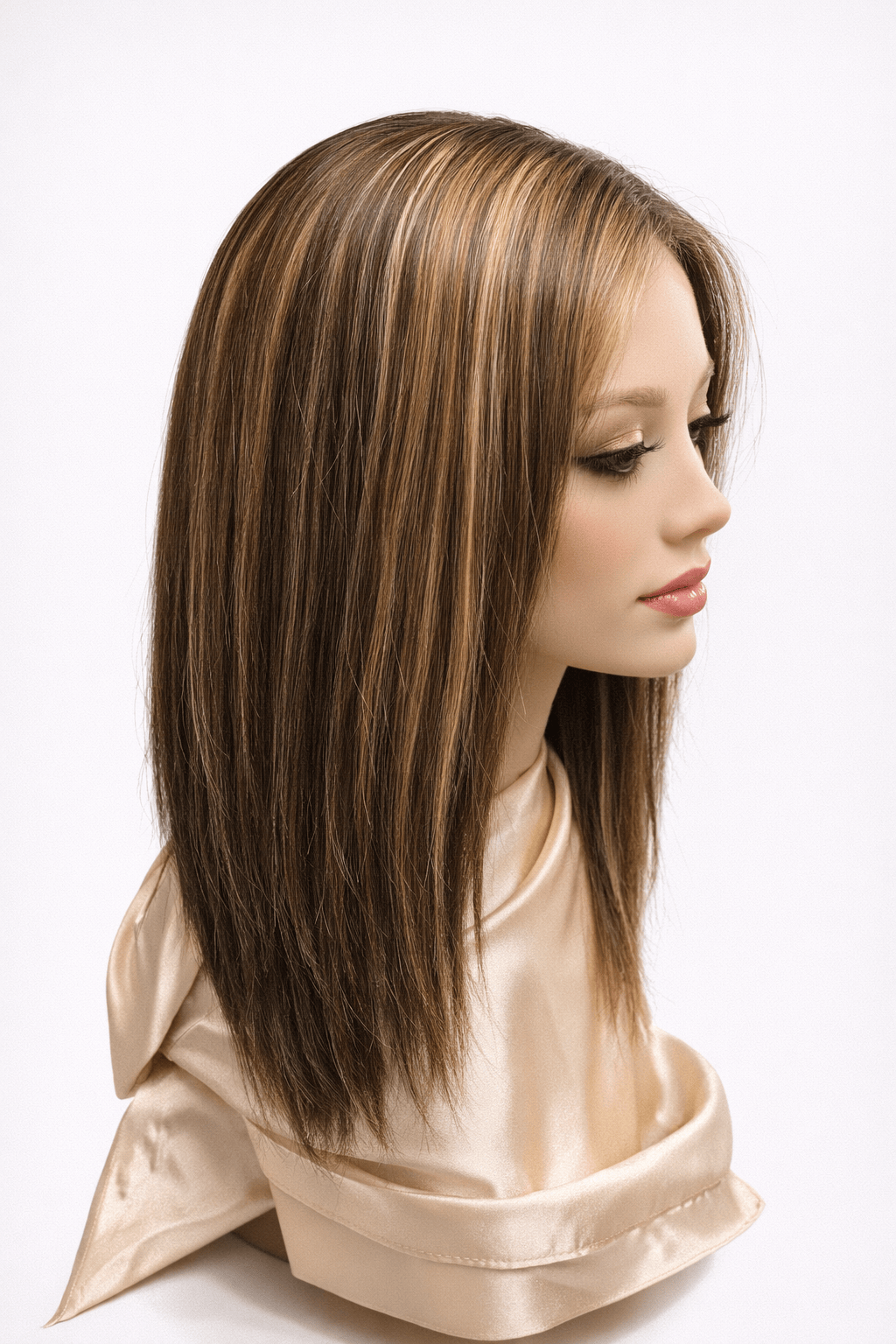 Gisele Human Hair Wig by PUSH in color Belle Front View