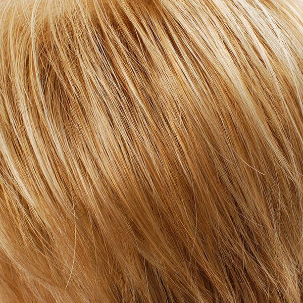 27S26 | Lightest Strawberry Red and Light Pale Gold Blonde Blend: Lighter Front, Darker Back