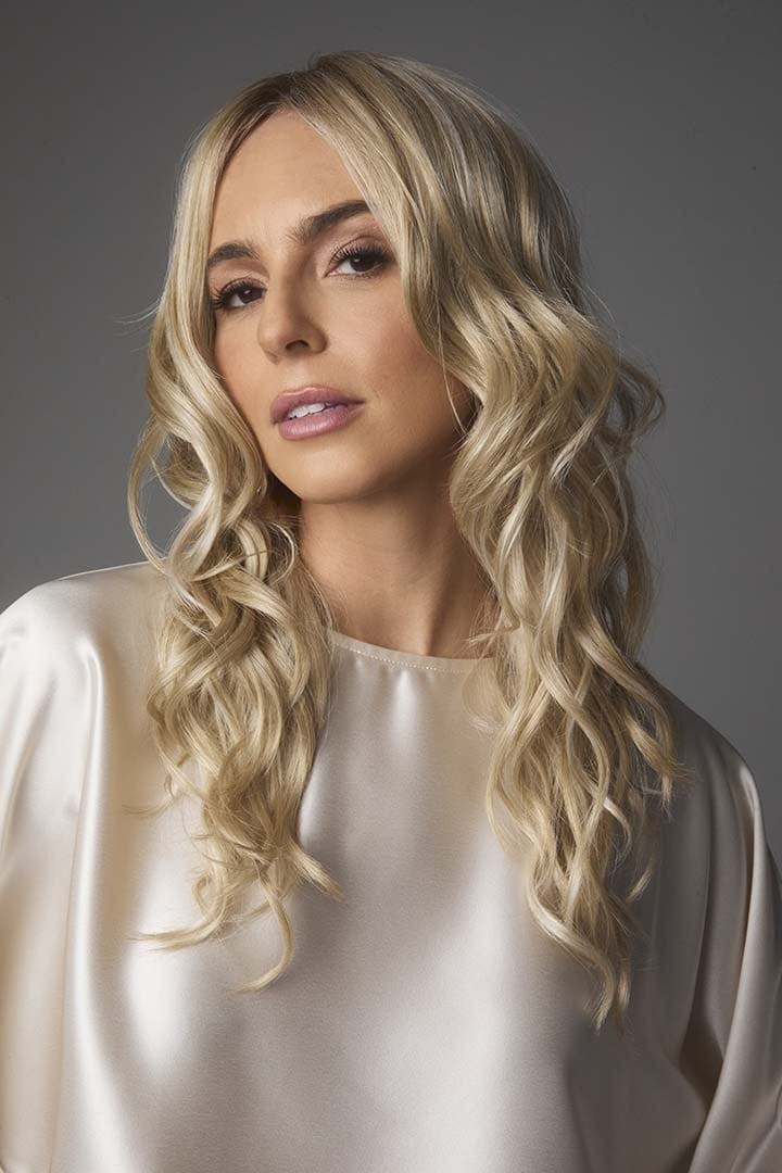 Hana by Noriko | Blended Fiber Lace Front Long Wig display picture 1