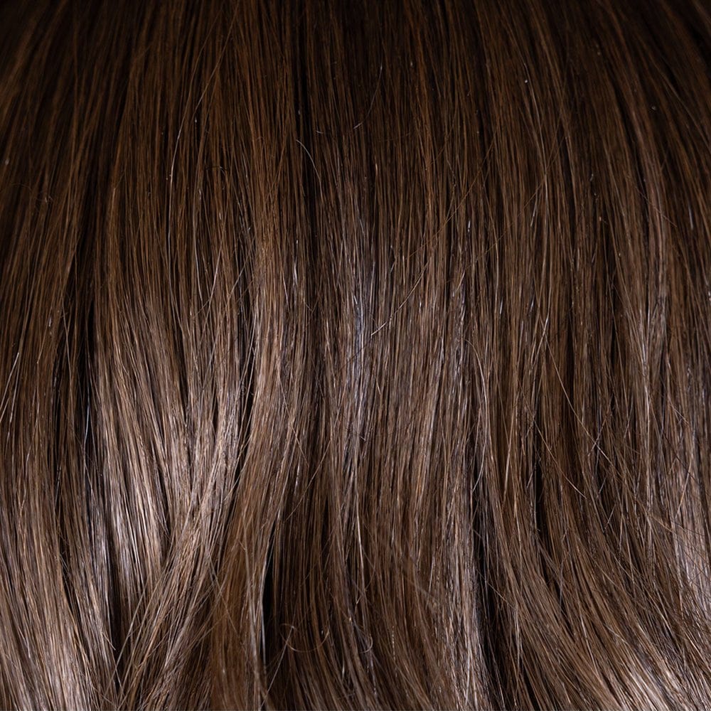 Havana Brown-R | 10/12+6 | A rich, medium brown hair color that minimizes red, orange, or golden tones, providing a balanced and neutral cool brunette hue.