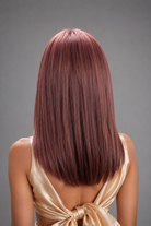 Bordeaux Doré | A luxurious shade that blends a rich medium-to-deep burgandy base with subtle highlights and undertones, delivering a sophisticated balance of warmth and richness, perfect for those who love a soft burgandy wine-inspired allure.