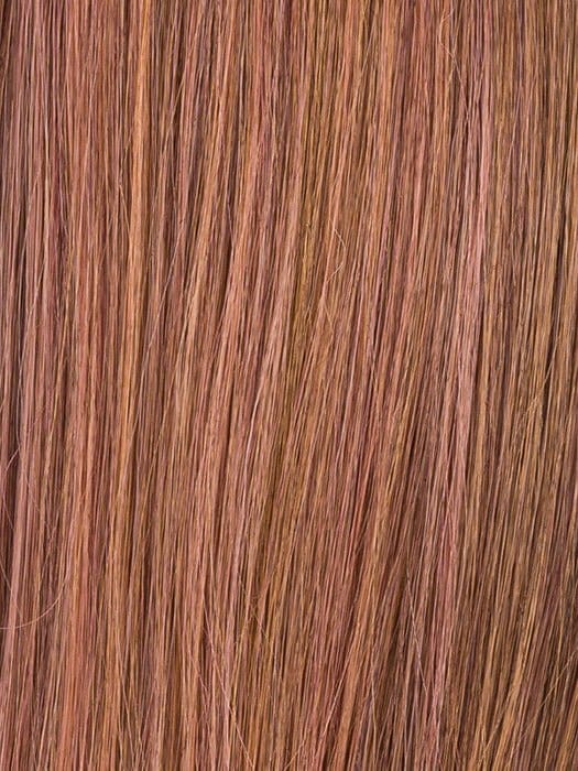 ROSEWOOD ROOTED | Medium Brown with Caramel and Rose Gold blend with Shaded Roots