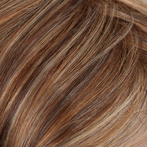 Tangerine Twist | Light Pale Gold Blonde and Dark Auburn with Chunky Strawberry