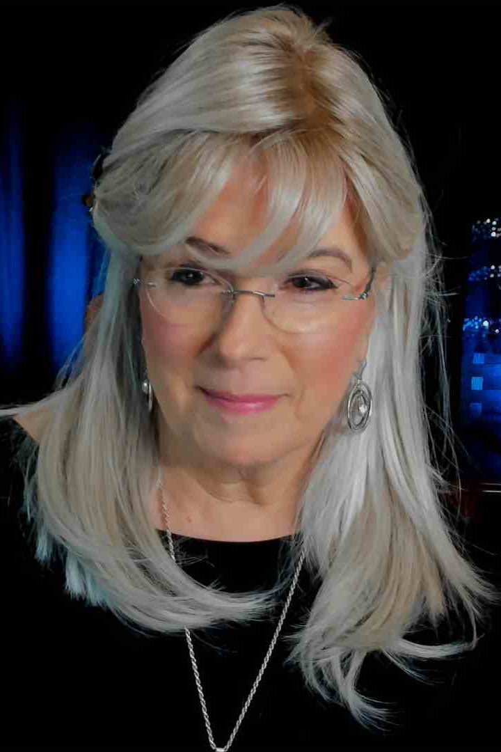 Lace Front Mono Part Bangs 19" | Synthetic Hair Topper by Belle Tress - Wig Studio 1