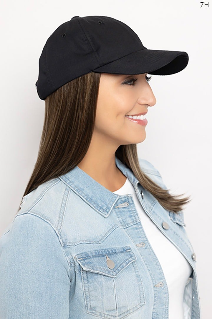 Long Hat Black by Henry Margu - Wig Studio 1