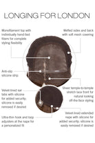 Longing For London by Raquel Welch | Lace Front Human Hair Wig | Mono Top - Wig Studio 1