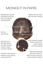 Midnight In Paris by Raquel Welch | Lace Front Human Hair Wig | Mono Top - Wig Studio 1