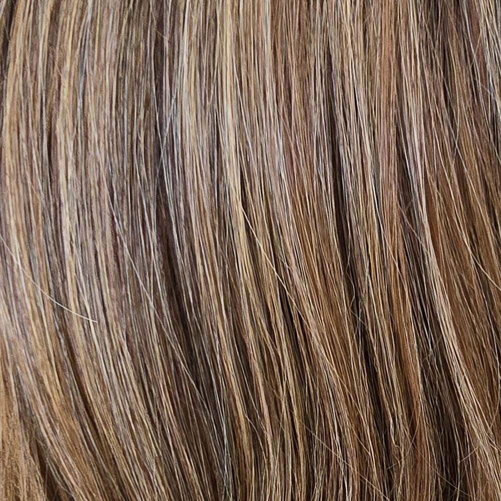 Jamoca Almond Fudge-R | 4/27/613+6 | a rich mocha brown hair color with golden almond undertones and soft fudge-like highlights. This warm, coffee shade adds depth, radiance, and a touch of caramel glow for a sophisticated, multi-dimensional look.