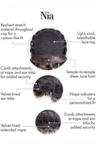 Nia by Kim Kimble | HF Synthetic Lace Front Wig | Basic Cap - Wig Studio 1