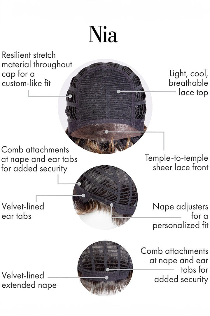 Nia by Kim Kimble | HF Synthetic Lace Front Wig | Basic Cap - Wig Studio 1