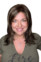 Open Box | Athena Synthetic Lace Front Wig by Henry Margu | Mono Top | 38/56GR - Wig Studio 1