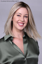 Open Box | Chelsea by Belle Tress | HF Synthetic Lace Front Wig | Mono Part | Coolest Ash Brown - R - Wig Studio 1