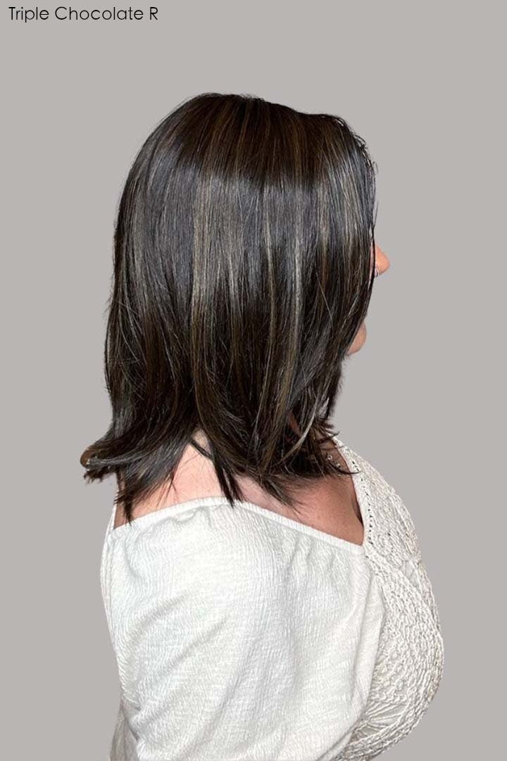 Open Box | Chelsea by Belle Tress | HF Synthetic Lace Front Wig | Mono Part | Coolest Ash Brown - R - Wig Studio 1