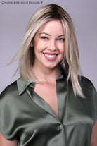 Open Box | Chelsea by Belle Tress | HF Synthetic Lace Front Wig | Mono Part | Coolest Ash Brown - R - Wig Studio 1