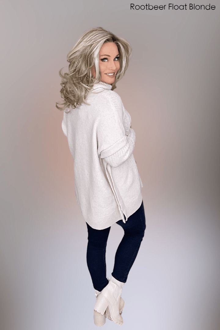 Open Box | Collette | HF Synthetic Lace Front Wig | Mono Part | Tres Leches Blonde - Wig Studio 1