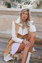 Open Box | Collette | HF Synthetic Lace Front Wig | Mono Part | Tres Leches Blonde - Wig Studio 1