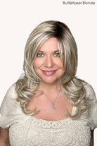 Open Box | Collette | HF Synthetic Lace Front Wig | Mono Part | Tres Leches Blonde - Wig Studio 1