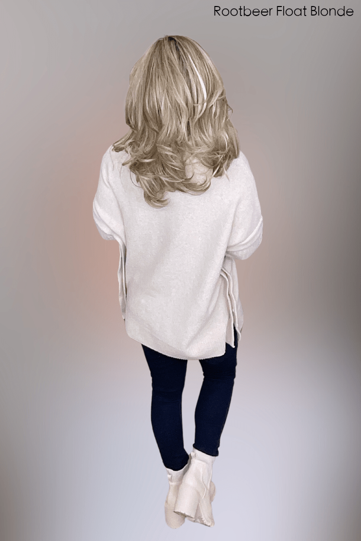 Open Box | Collette | HF Synthetic Lace Front Wig | Mono Part | Tres Leches Blonde - Wig Studio 1