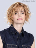 Open Box | Cookie Wig by Ellen Wille | Petite/Average Cap | Rose Blush Rooted - Wig Studio 1