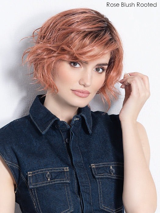 Open Box | Cookie Wig by Ellen Wille | Petite/Average Cap | Rose Blush Rooted - Wig Studio 1