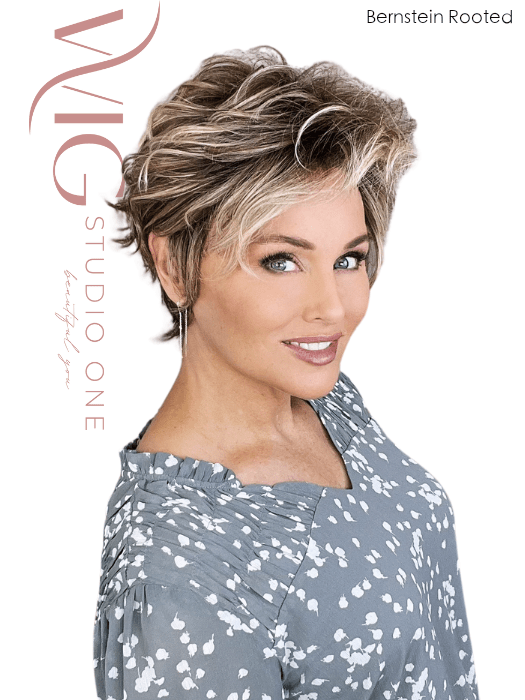 Open Box | Cover | HF Synthetic Lace Front Wig | Mono Part | Platin Blonde Rooted - Wig Studio 1