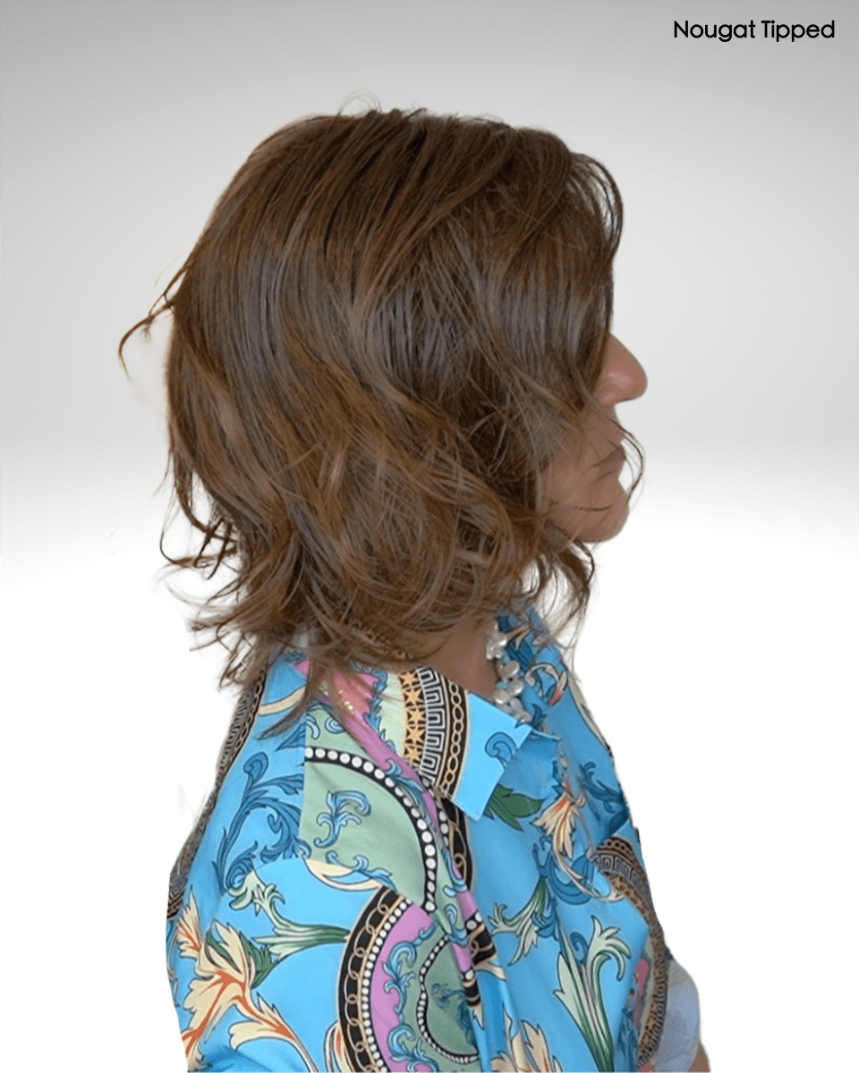 Open Box | Delight Wig by Ellen Wille | Petite/Average Cap | Rose Wood Rooted - Wig Studio 1